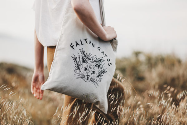 tote bag gris perla